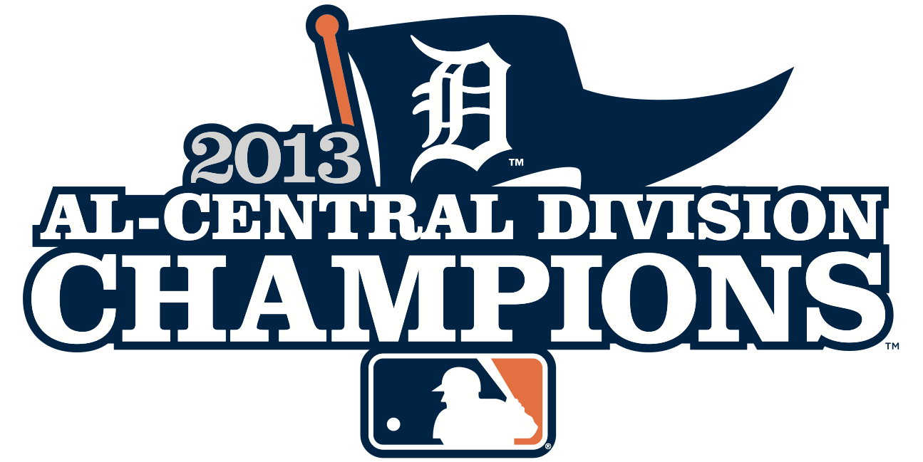 Detroit Tigers 2013 Champion Logo iron on transfers for T-shirts